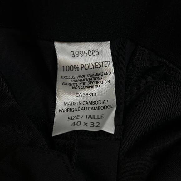 Cloudveil Men's Lightweight Active Golf Commuter Black Pants Size 40x32 Tall - Picture 7 of 12